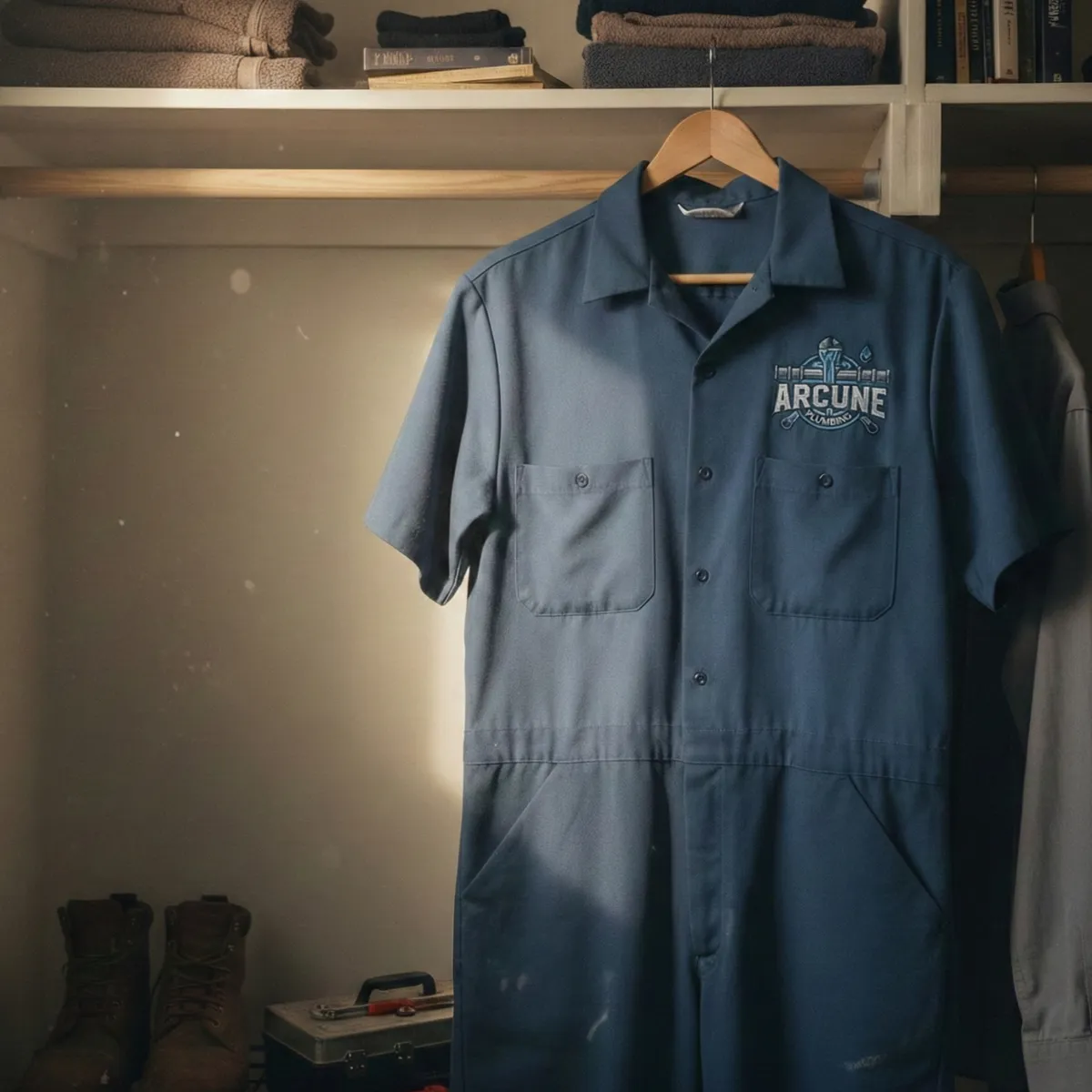 Arcune Plumbing work uniform ready for service
